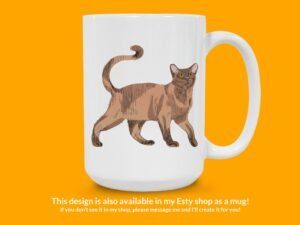 Burmese Cat Sticker