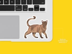 Burmese Cat Sticker