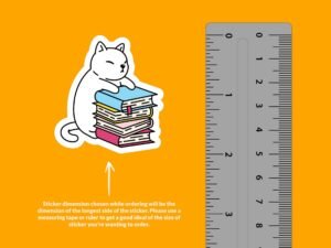 White Cat Books Sticker