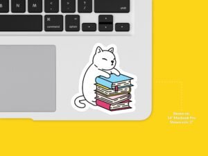 White Cat Books Sticker