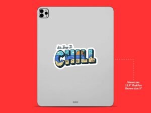 Chill Beach Tropical Sticker