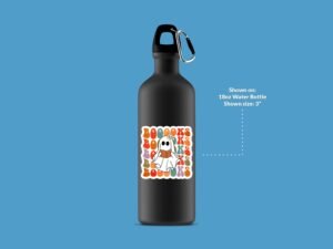 Cute Reading Ghost Sticker