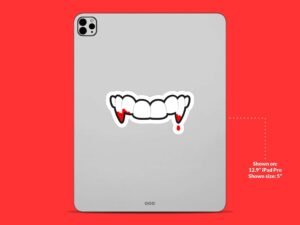 Vampire Fangs Sticker