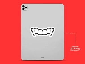 Vampire Fangs Sticker