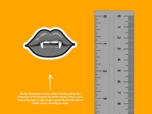 Gothic Vampire Sticker