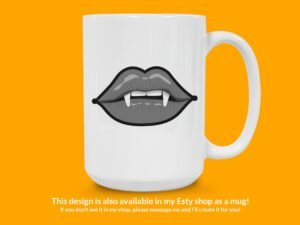 Gothic Vampire Sticker