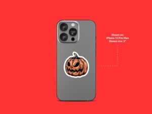 Jack O Lantern Pumpkin Sticker