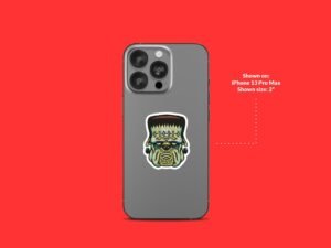 Frankenstein Bulldog Sticker