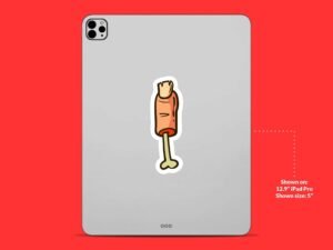 Zombie Finger Sticker