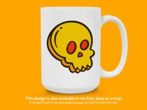 Skeleton Skull Sticker