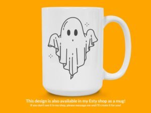 Cute Ghost Sticker