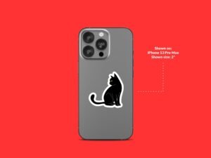 Black Cat Sticker