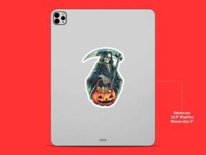 Halloween Grim Reaper Sticker