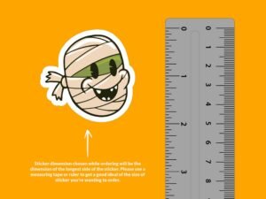 Cartoon Mummy Sticker