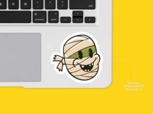 Cartoon Mummy Sticker