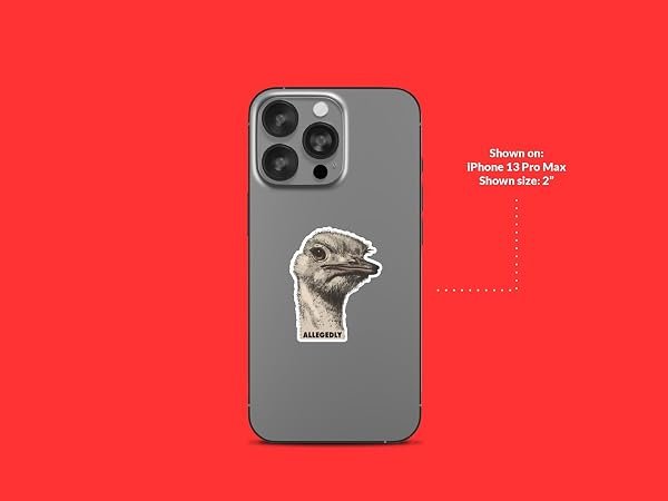 Allegedly-Ostrich-Letterkenny-Sticker-B0D1T8SSWG-3