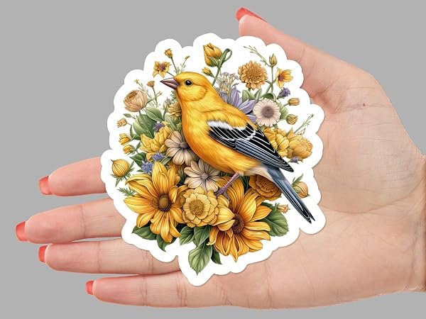 American-Goldfinch-Bird-Sticker-B0D1T4ZDWP