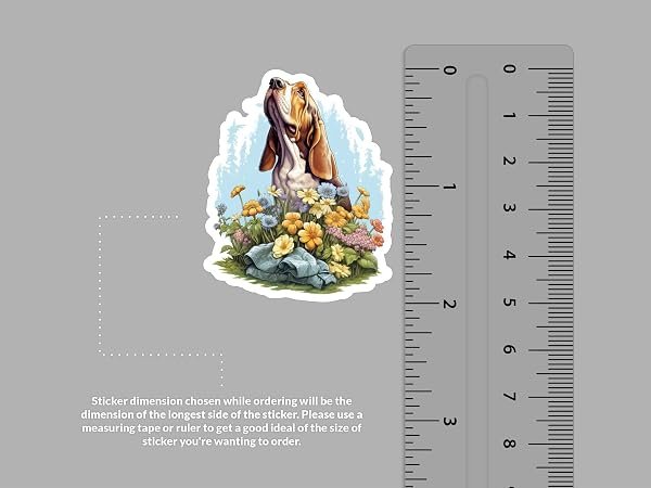 Basset-Hound-Dog-Sticker-B0D1TK89KF-2