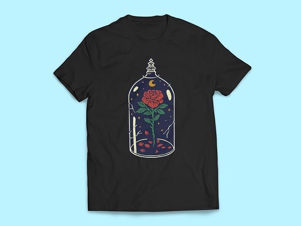 Beauty-and-the-Beast-Enchanted-Rose-Sticker-B0D1V3YPYH-2