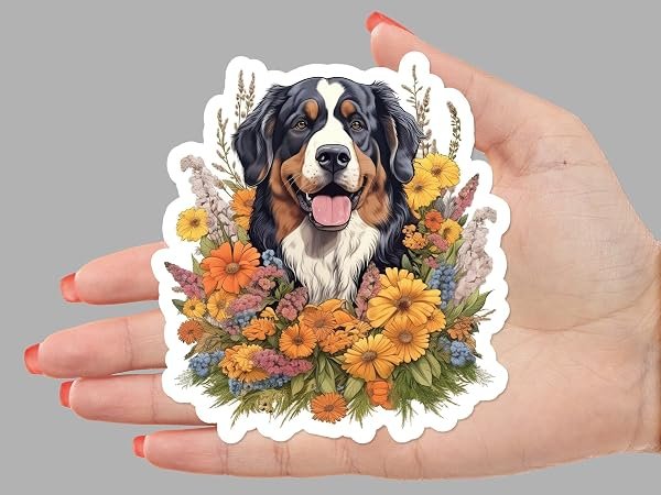 Bernese-Mountain-Dog-Sticker-B0D1SZ25PV
