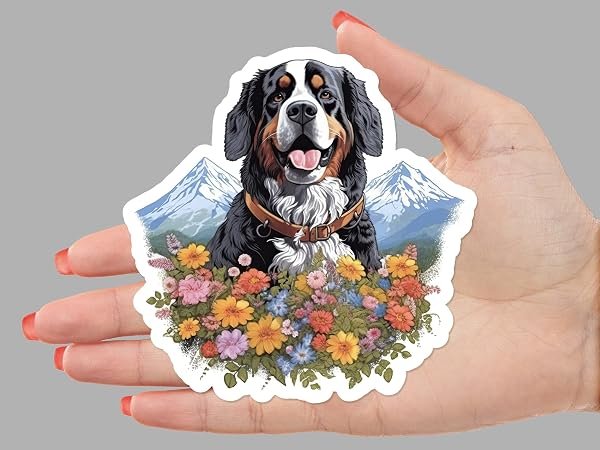 Bernese-Mountain-Dog-Sticker-B0D1T66MDT