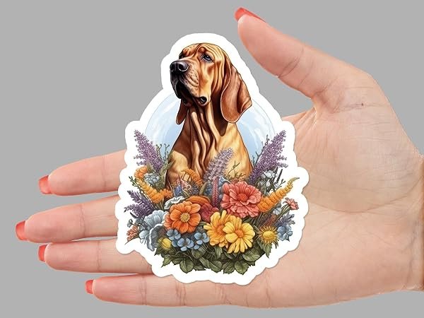 Bloodhound-Dog-Sticker-B0D1T2GPT2