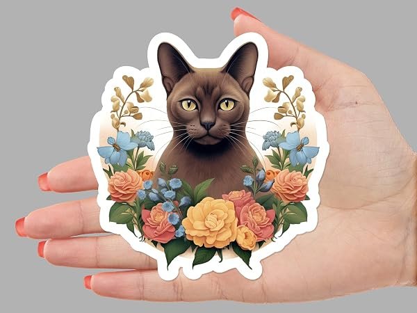 Burmese-Cat-Sticker-B0D1SX98CQ