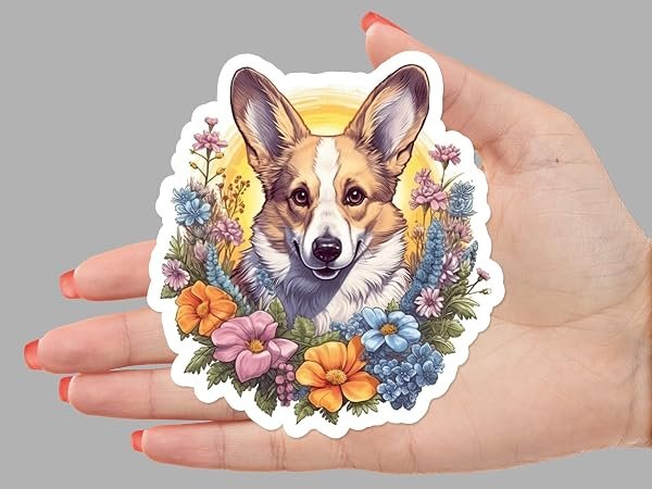 Cardigan-Welsh-Corgi-Sticker-B0D1SR34RQ
