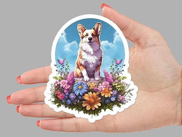 Cardigan-Welsh-Corgi-Sticker-B0D1SV876N