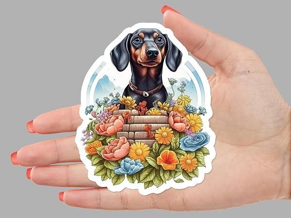 Dachshund-Sticker-B0D1TQPY57