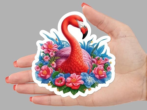 Flamingo-Sticker-B0D1TDBN3Y