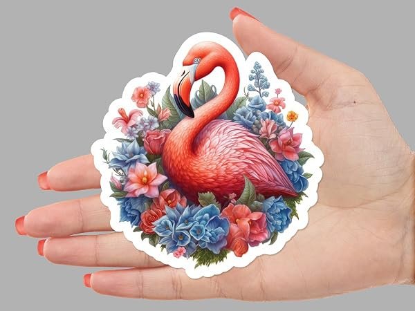Flamingo-Sticker-B0D1V5228W
