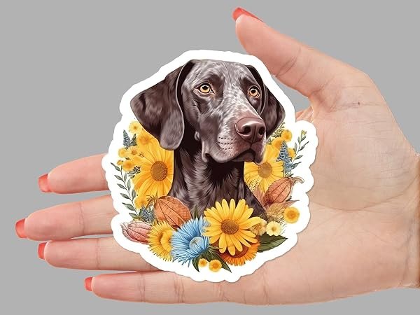 German-Shorthaired-Pointer-Dog-Sticker-B0D1T7QXGV