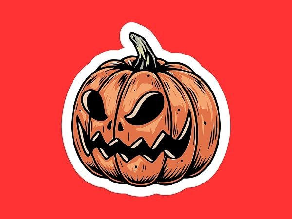 Jack-O-Lantern-Pumpkin-Sticker-B0D1TQ1NZN