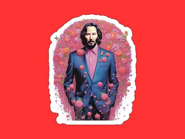 Keanu-Reeves-Sticker-B0D1SWNMHK