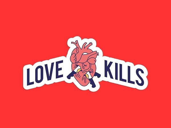 Love-Kills-Dagger-Heart-sticker-B0D1V23GJB