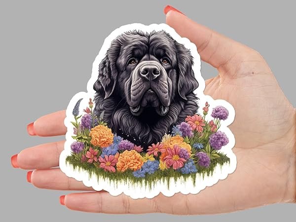 Newfoundland-Dog-Sticker-B0D1T2RGTC