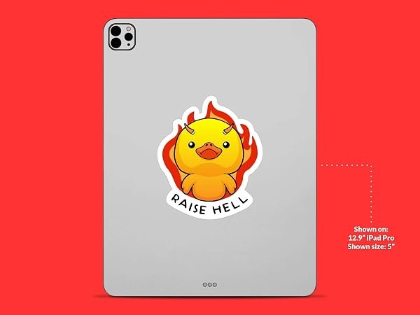 Raise-Hell-Duck-Sticker-B0D1V465TQ-9