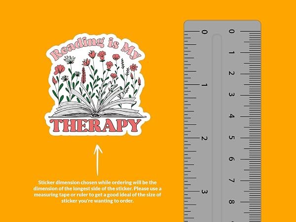 Reading-is-my-Therapy-Sticker-B0D1TYTWCN-2