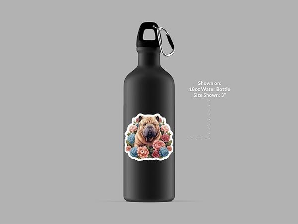 Shar-Pei-Dog-Sticker-B0D1TD6W3Z-4