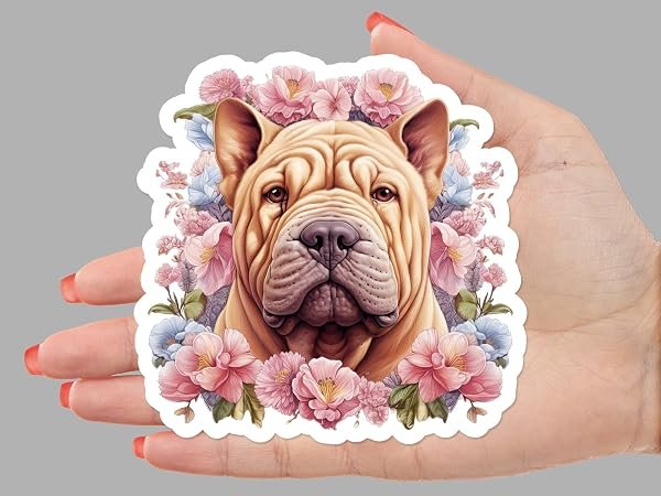 Shar-Pei-Sticker-B0D1SXVM5J