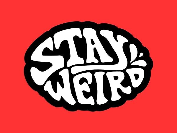 Stay-Weird-Sticker-B0D1TQP3HL