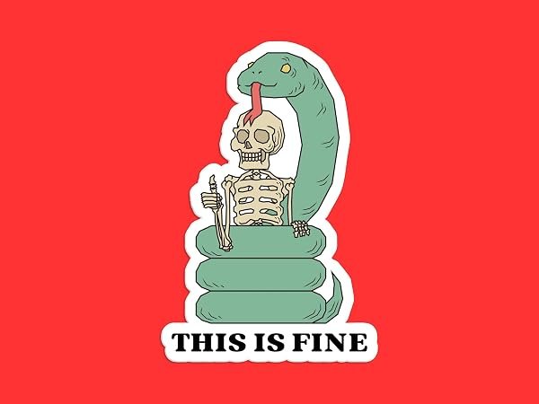 This-Is-Fine-Anaconda-Sticker-B0D1V93THX