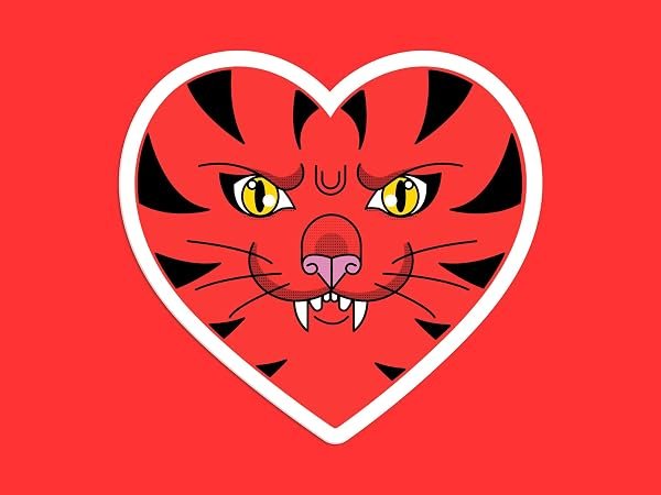Tiger-Heart-Sticker-B0D1V1T175
