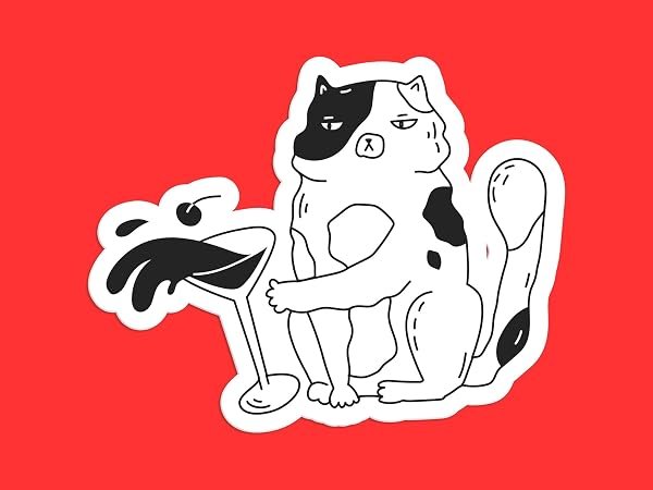 Watch-Me-Sassy-Cat-Sticker-B0D1V4LF3H