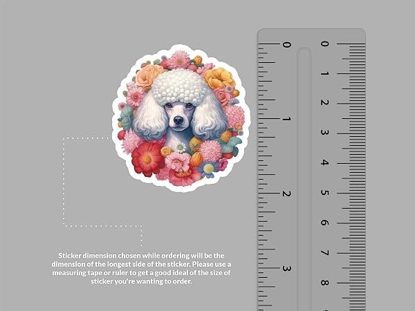 White-Poodle-Dog-Sticker-B0D1T7CQQW-2