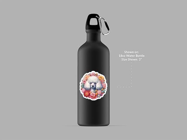 White-Poodle-Dog-Sticker-B0D1T7CQQW-4