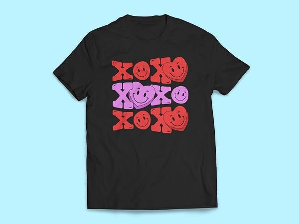 XOXO-Heart-Smiley-Sticker-B0D1TVR1QR-2
